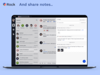 Screenshot of And share notes...
