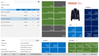 Screenshot of Example of Point of Sale layout for fashion stores (fully customizable) with transaction