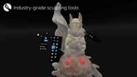 Screenshot of Industry-grade sculpting tools