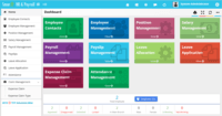 Screenshot of Various modules displayed in Dashboard