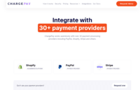 Screenshot of ChargePay integrated with Shopify Payments, PayPal, and Stripe