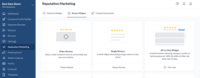 Screenshot of Review widgets that can be embedded on a website to highlight the positive reviews.