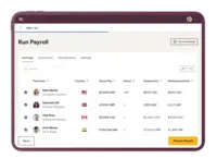 Screenshot of Rippling Payroll: Runs payroll in 90 seconds. Pays employees and contractors around the world. Automatic tax filing.