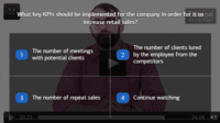 Screenshot of Interactive videos simulate real discussions with the lecturer and engage better.