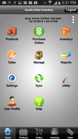 Screenshot of Mobile Dashboard