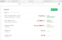 Screenshot of Keep track of projects, set budgets and alerts, split billable and non-billable hours