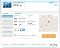 Screenshot of BookSteam Business Listing Page