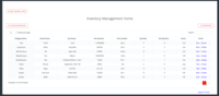Screenshot of Parts Inventory