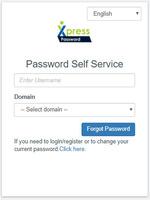 Screenshot of Self-Service Password Reset