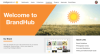 Screenshot of BrandHub Portal