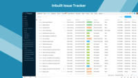 Screenshot of Inbuilt Issue Tracker - You can log, organize, track, and fix any problems. Features such as status and workflow, can be customized to suit the exact needs of your project.