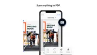 Screenshot of With Adobe Scan mobile app, capture and convert documents into high-quality, interactive PDF documents that can be filled out, signed, and shared.  Eliminates the hassle of finding a printer, filling a form by hand, and scanning it again.