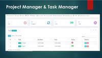 Screenshot of Project Manager & Task Manager