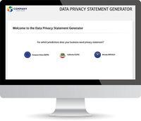 Screenshot of Privacy Statement Generator