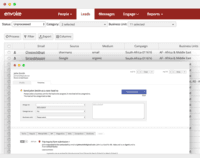 Screenshot of Lead Manager Interface - route leads to teams and individuals automatically by email or insertion into CRM. Works with multiple teams.