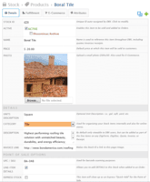 Screenshot of Inventory Management