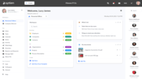 Screenshot of In the workplace you see  all you work - needed information and organizers