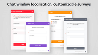 Screenshot of Wide set of chat window localizations