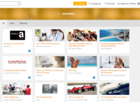 Screenshot of A wide selection of employee rewards, corporate discounts and experiences.
