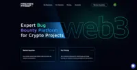 Screenshot of The main page of Bug Bounty platform