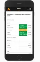 Screenshot of ALB Mobile - Financials