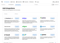 Screenshot of 50+ payment gateways supported