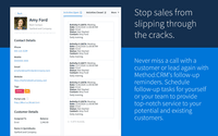 Screenshot of Stops sales from slipping through the cracks.