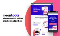 Screenshot of Neontools 8-in-1 start page