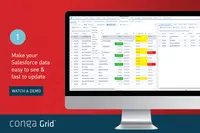 Screenshot of Simple Grid View - makes Salesforce data easier to see & fast to update