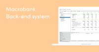 Screenshot of Advapay Core Banking Back-office - Operator interface