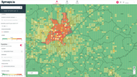 Screenshot of Add layers of data on the map - Symaps Location Intelligence Platform