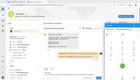 Screenshot of CloudTalk for Intercom - By integrating Intercom with CloudTalk, essential customer contact details become visible, as well as history of calls and conversations. No matter whether one is working in Intercom or CloudTalk, comprehensive customer data will be presented in both systems. In addition, data synchronization is automatic and regular, so information is always up-to-date.