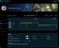 Screenshot of On-call duty scheduling on the web.