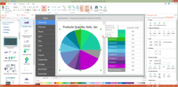 Screenshot of Business Intelligence Dashboard template