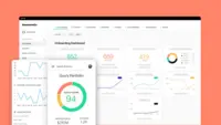 Screenshot of the dashboard to monitor customer metrics