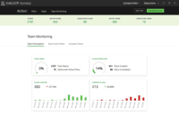 Screenshot of Team Monitoring tool