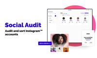 Screenshot of Neontools Social Audit to audit, group, and sort IG accounts for you or your clients.