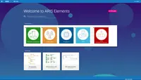 Screenshot of Start page of ARIS Elements.