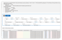 Screenshot of This is how the log data looks like after the automated collection and parsing