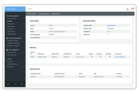 Screenshot of Product Feature - Case Management