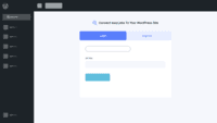 Screenshot of easy.jobs comes with a WordPress plugin that allows users to directly connect a SaaS account to a website using credentials or API keys. Then users can get all the features and functionalities of the SaaS on the plugin.
