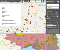 Screenshot of Geospatial Analysis