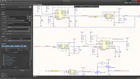 Screenshot of Schematic with Properties Panel - The Interactive Properties panel for schematics includes several functional improvements as well as productivity enhancements. The layout focuses on efficiency, icons and graphical previews have been improved over previous versions, and there is now a smart parameters filter both for schematic lists and components.