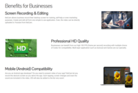 Screenshot of Business compatible