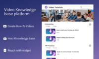 Screenshot of Video Knowledge base platform