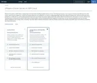 Screenshot of VMware vCenter Server on IBM Cloud product information
