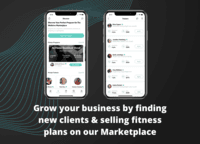Screenshot of Grow your business by selling fitness plans and discovering new clients on the WeStrive Marketplace