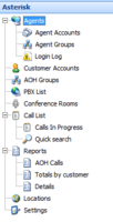Screenshot of FocalScope IP-telephony integration