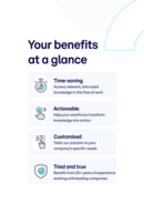 Screenshot of Your benefits at a glance