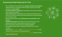 Screenshot of Enterprise-Grade Features for Free